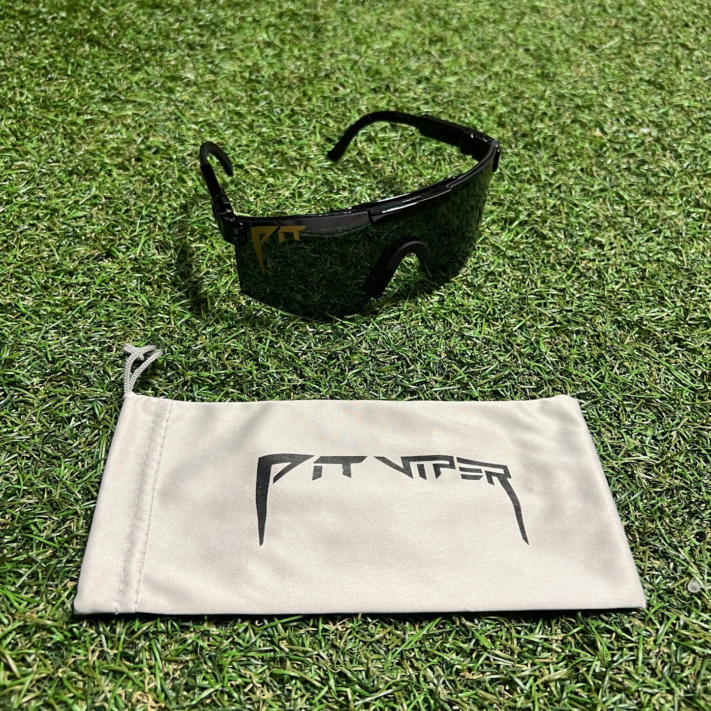 Pit Viper Black Sunglasses USED v15002