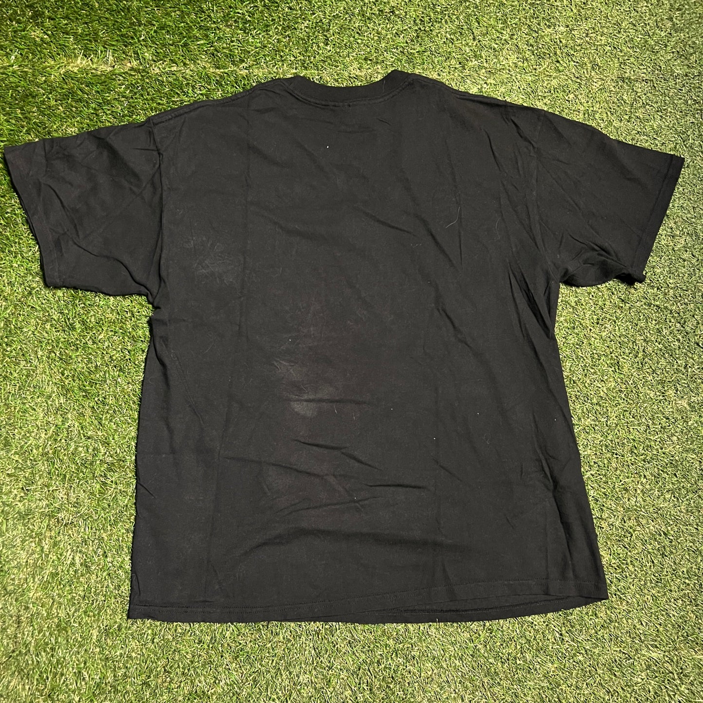 Kurt Cobain Y2K In A Dress M&O Tag Black Tee Size XL USED v14049
