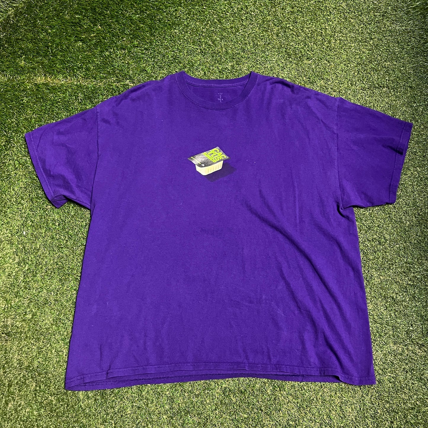 Mcdonalds Cactus Jack Cactus Sauce Purple Tee Size XL USED x13282