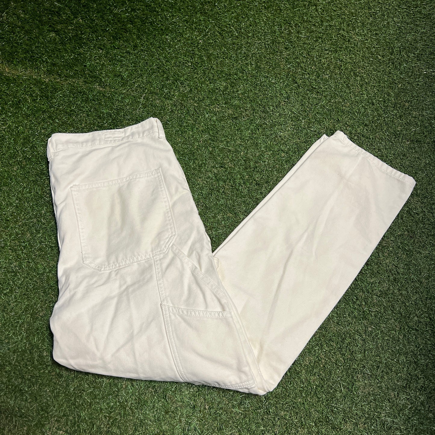 Pacsun Carpenter White Pants Size 34 USED x13285