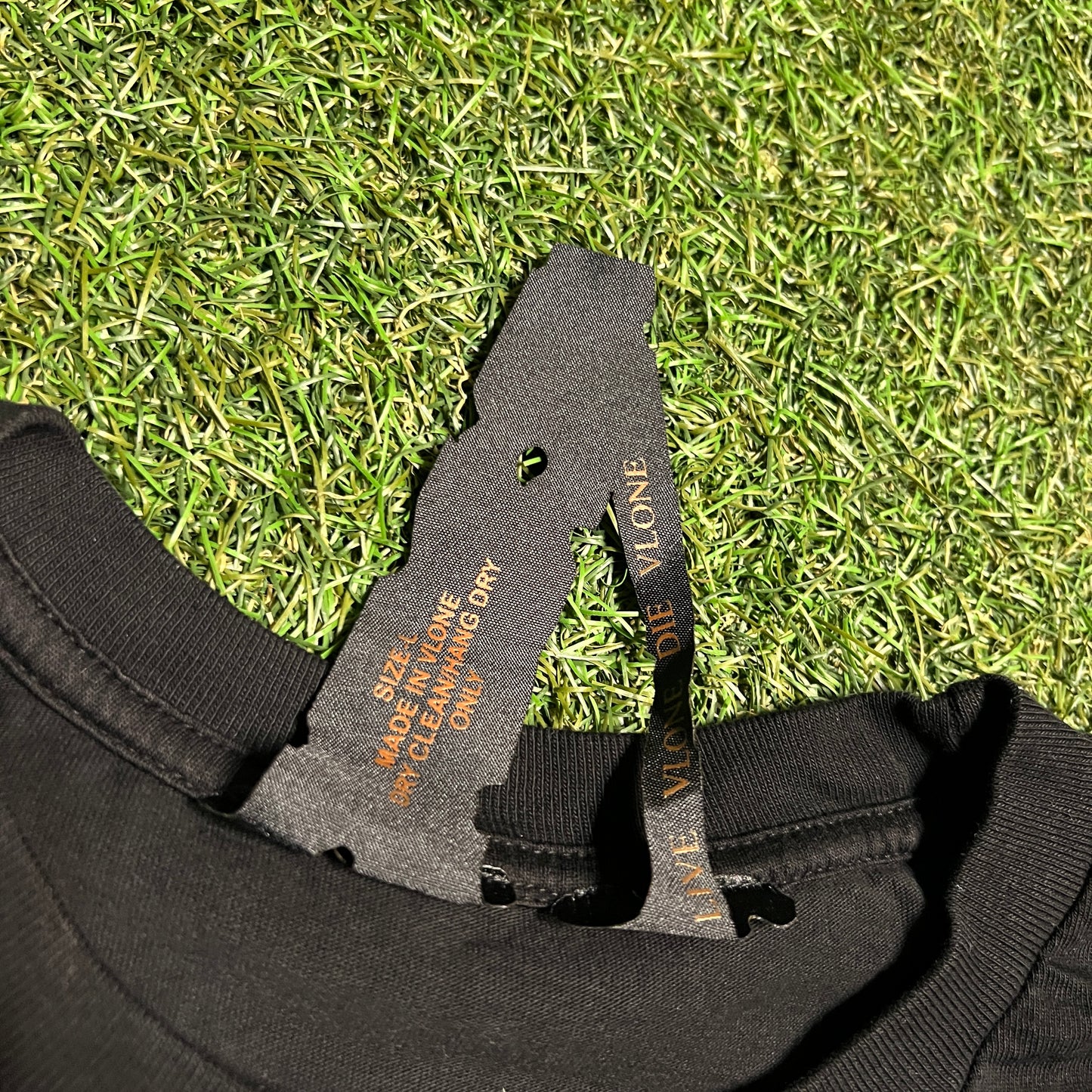 Yams Day VLone 2020 Black Tee Size Large USED x1843