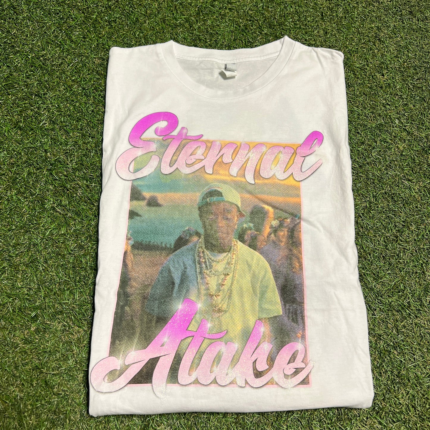 Lil Uzi Eternal Awake Glider White Tee Size Large USED x2630