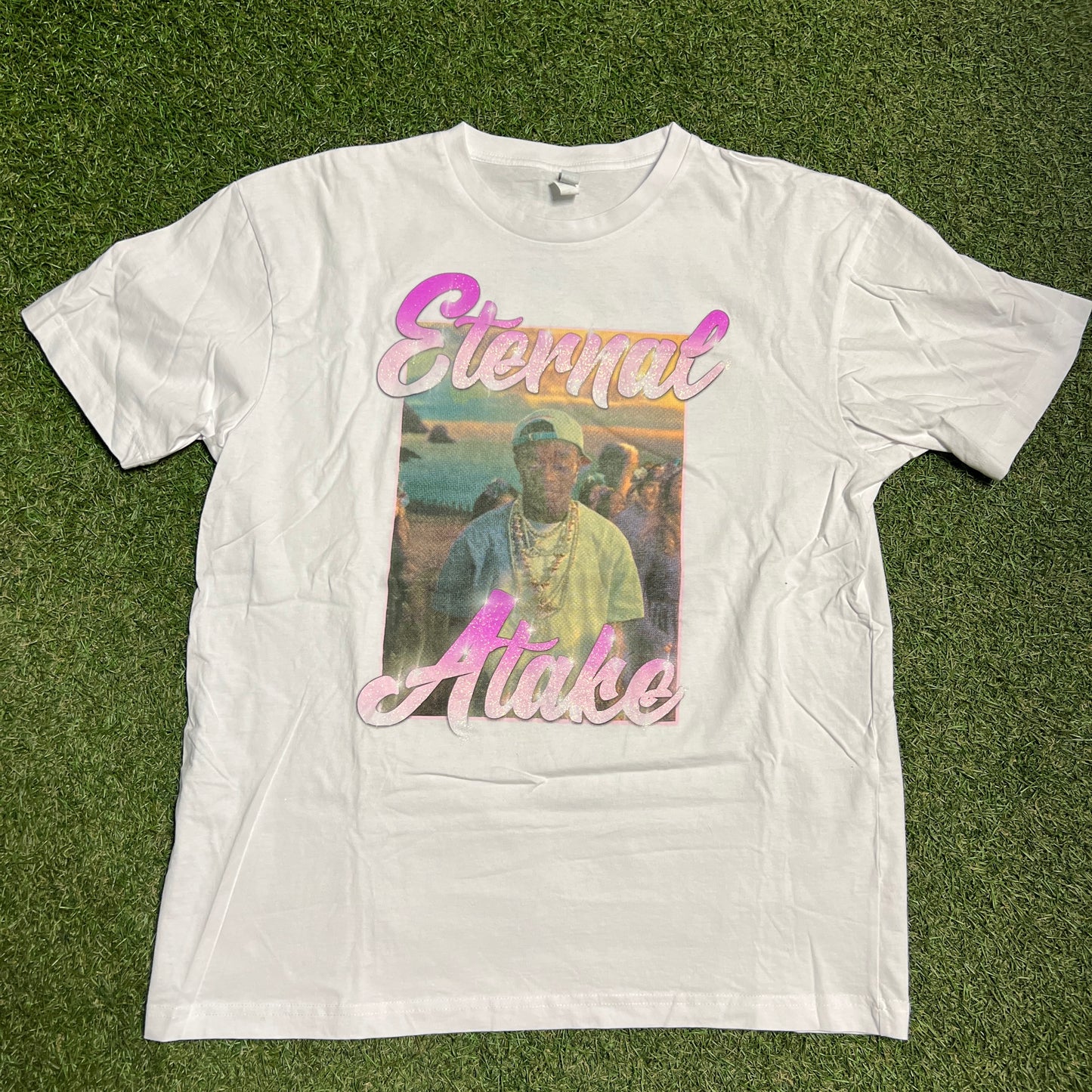 Lil Uzi Eternal Awake Glider White Tee Size Large USED x2630