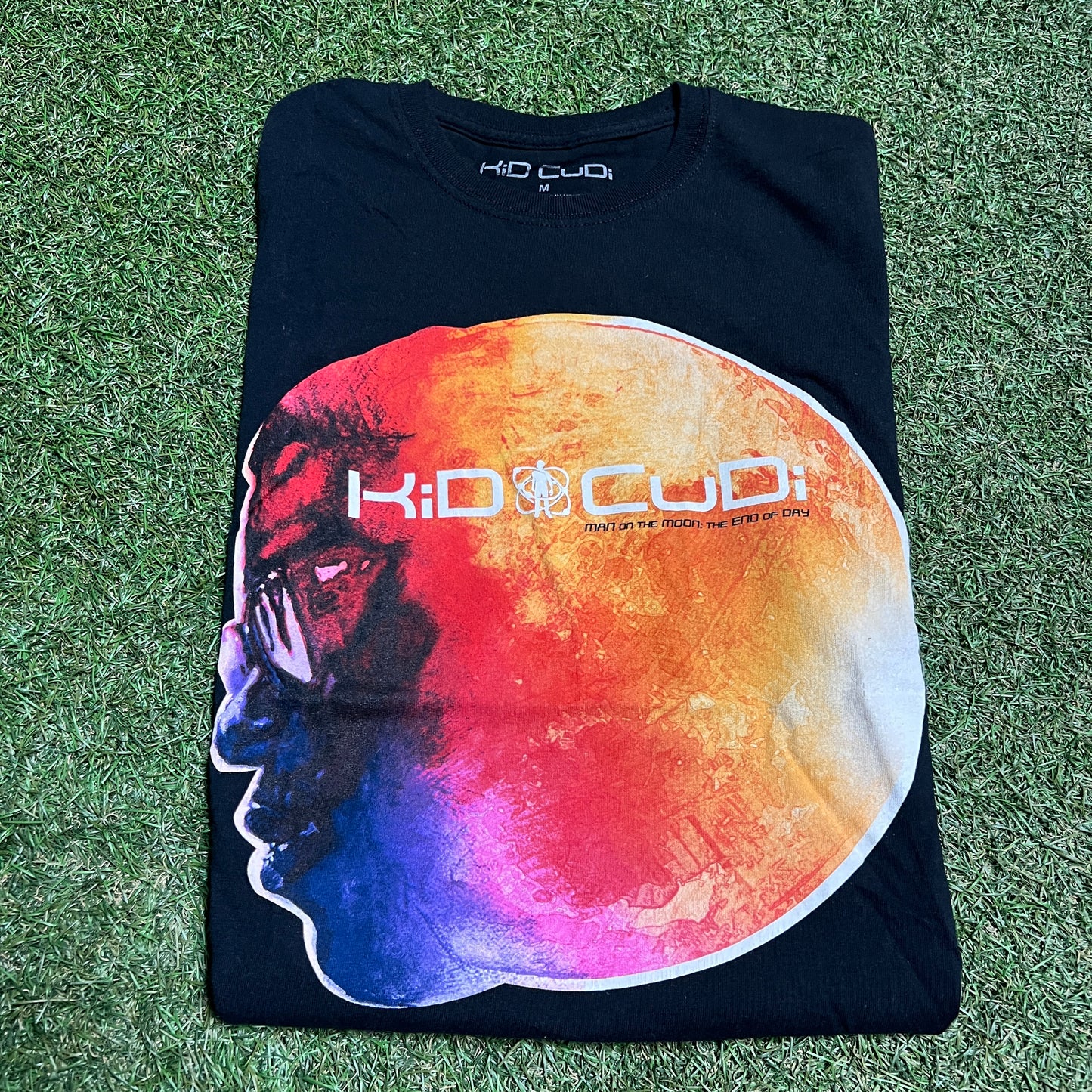 Kid Cudi Man On The Moon Tee Size Medium USED x4593