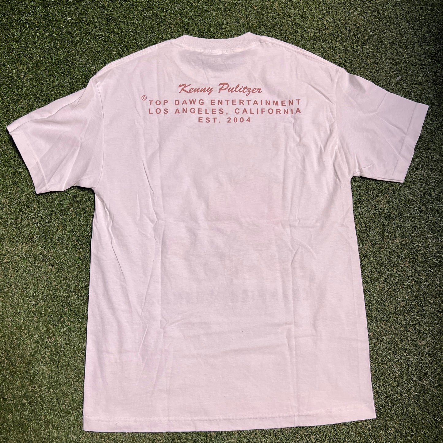Kendrick Lamar Racing White Tee Size Large USED x1273