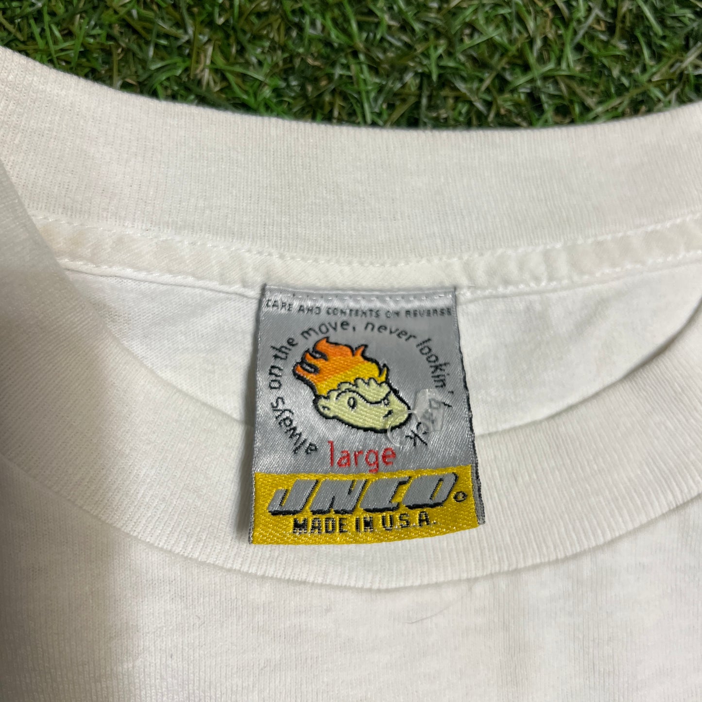 JNCO monty tee white Size Large USED x11550
