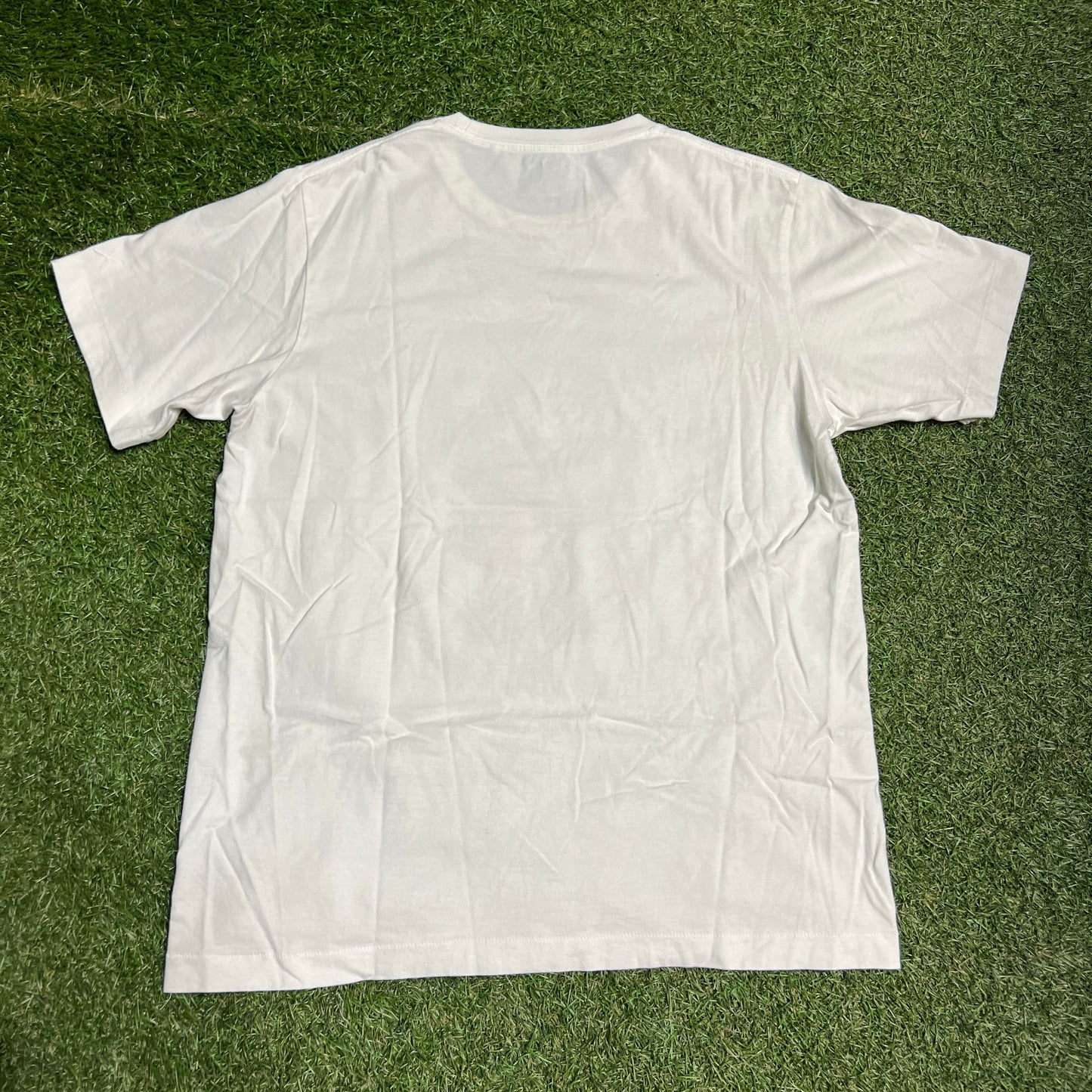 Kaws x Uniqlo Half Flayed White Tee Size Medium USED x11561