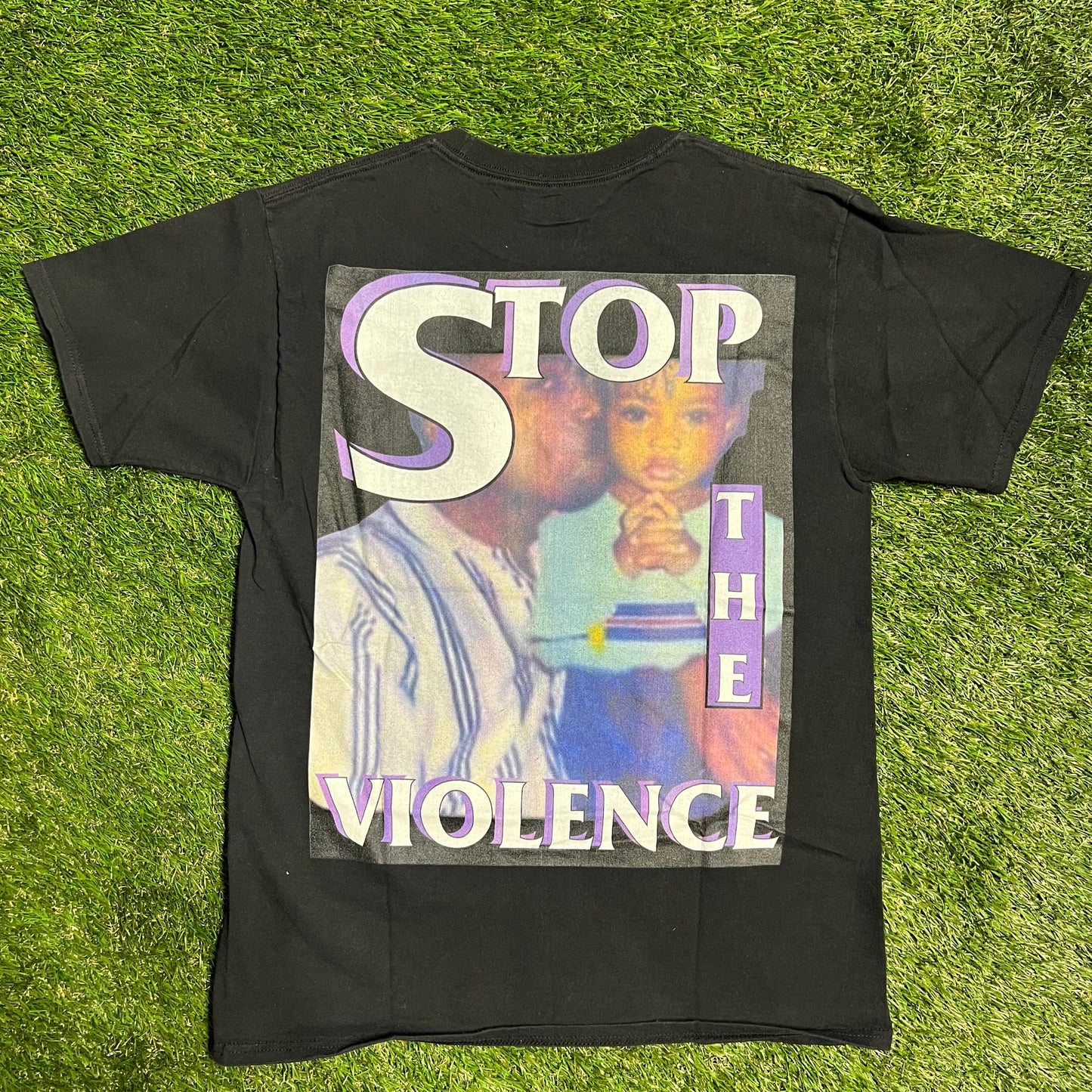 XXX Tentacion RIP Black Tee Size Medium USED v4358