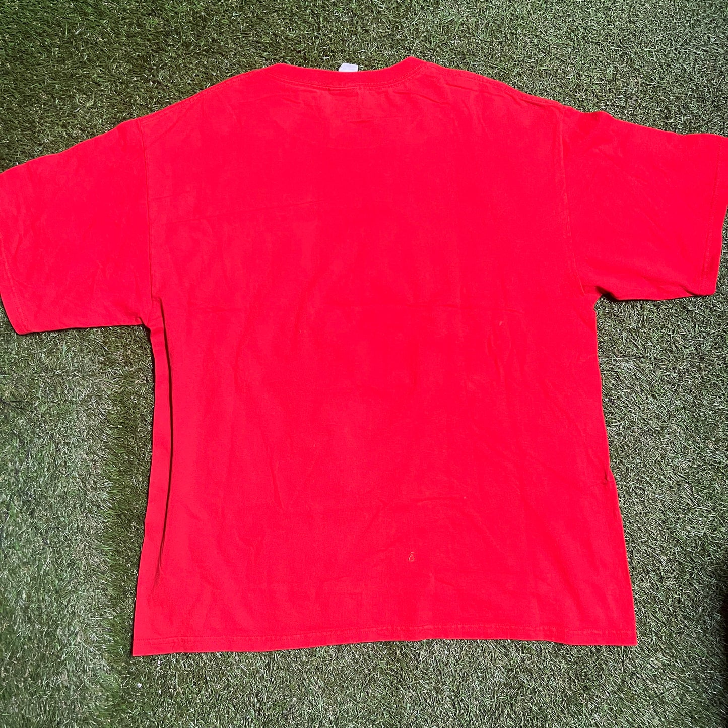 Super Bowl XXXVII Champions Tampa Bay Buccaneers Red Tee Size XL USED v13559