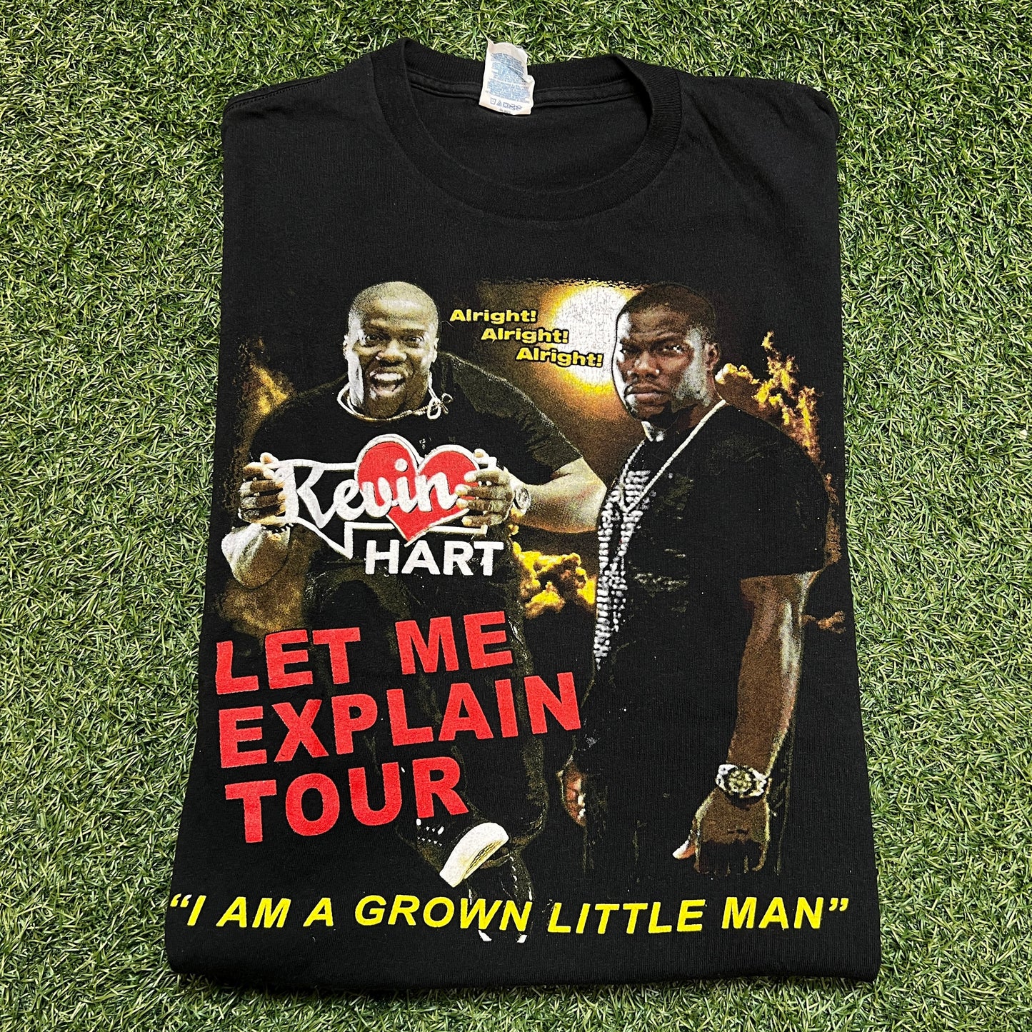 Kevin Hart Let Me Explain Tour 2012 Black Tee Size Large USED v12505