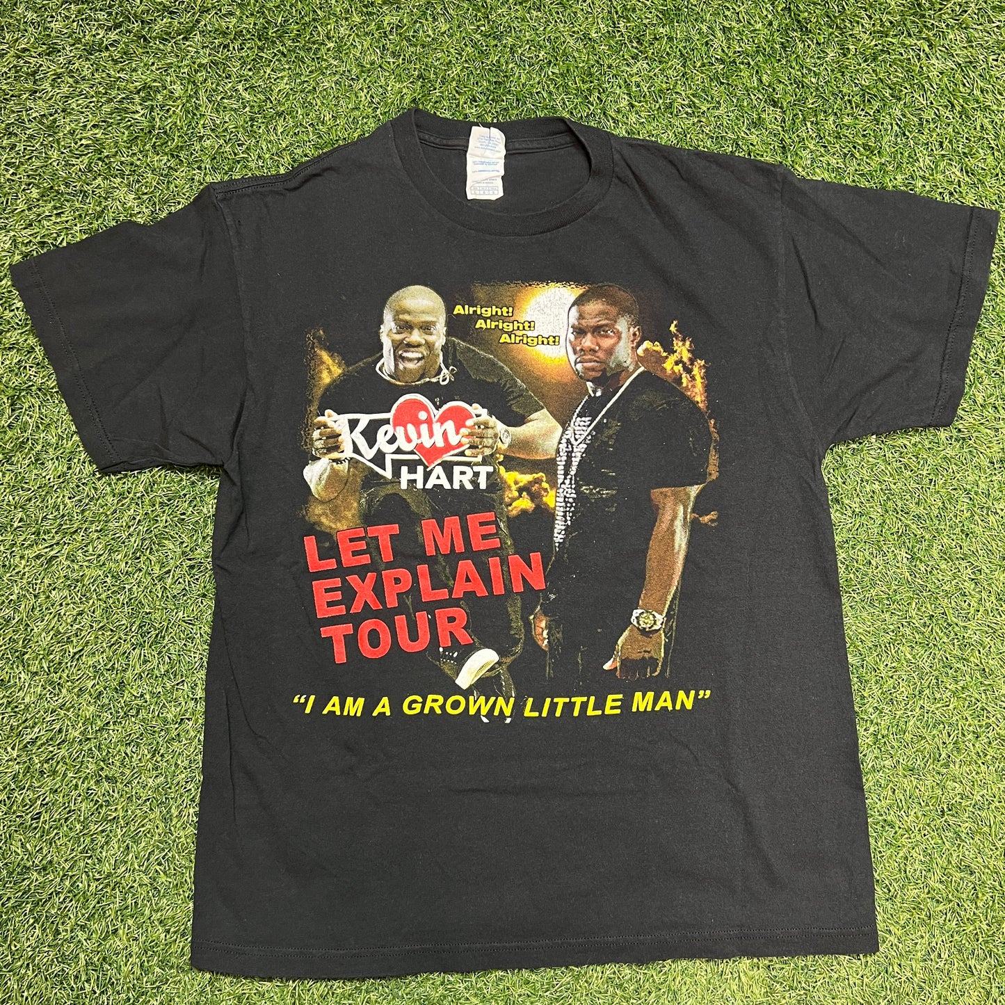Kevin Hart Let Me Explain Tour 2012 Black Tee Size Large USED v12505