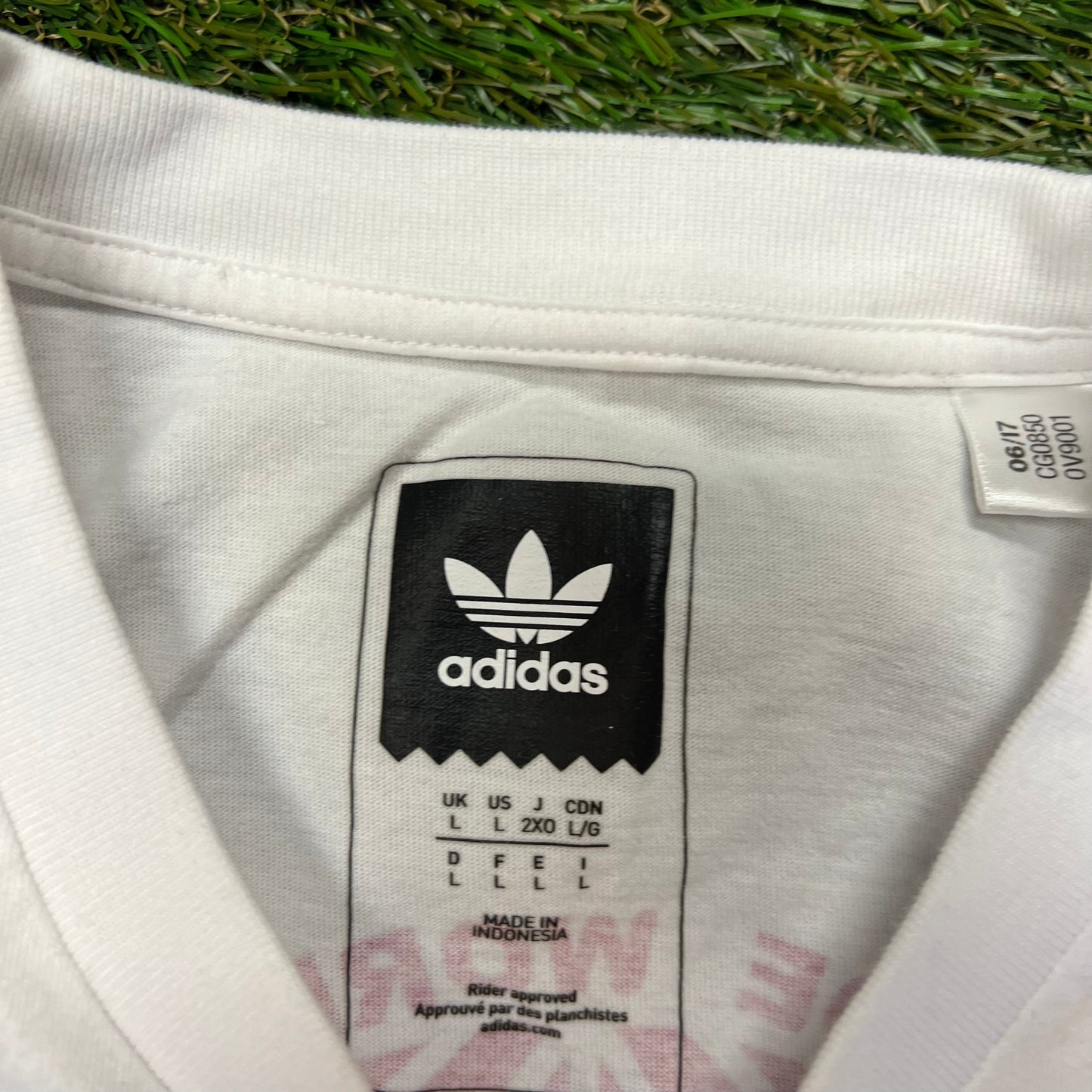 Adidas asap ferg trap lord world wide tee white Size Large USED v12561