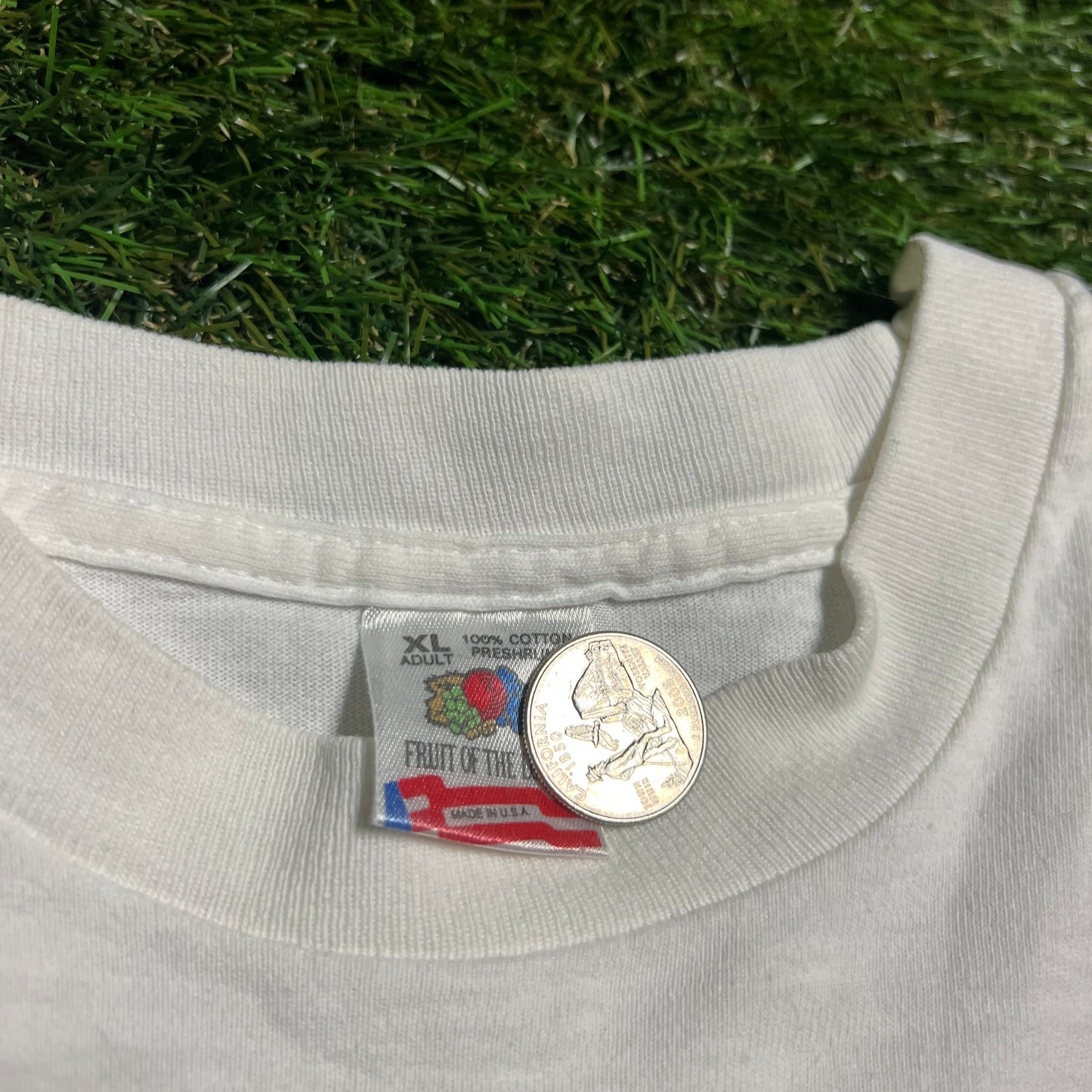 Grateful Dead iguana 1995 Tour Tee White Size XL USED v12595