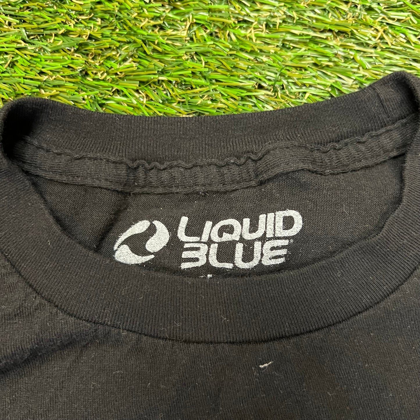 2010's Liqiud Blue Pink Floyd Black Tee Size XL USED v12571