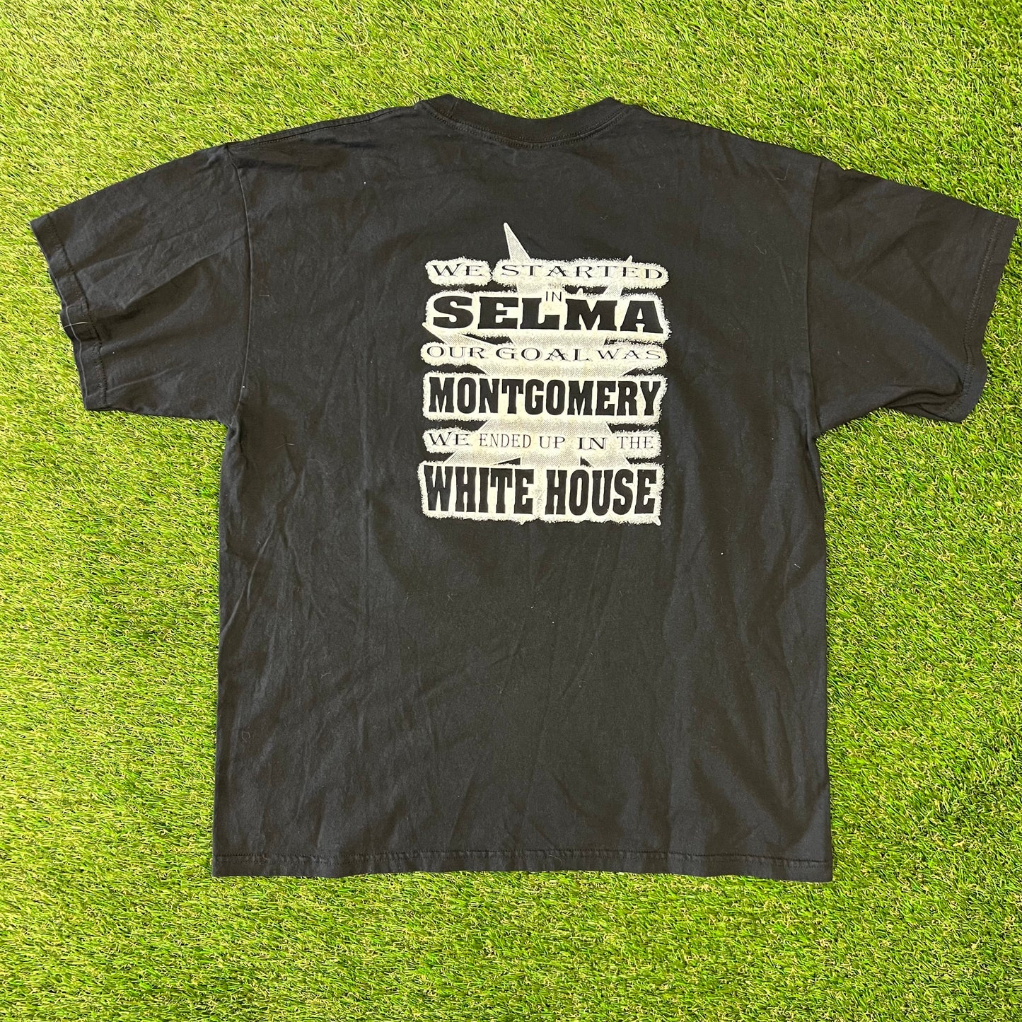 50th anniversary selma to montgomery tee black Size XL USED v12610