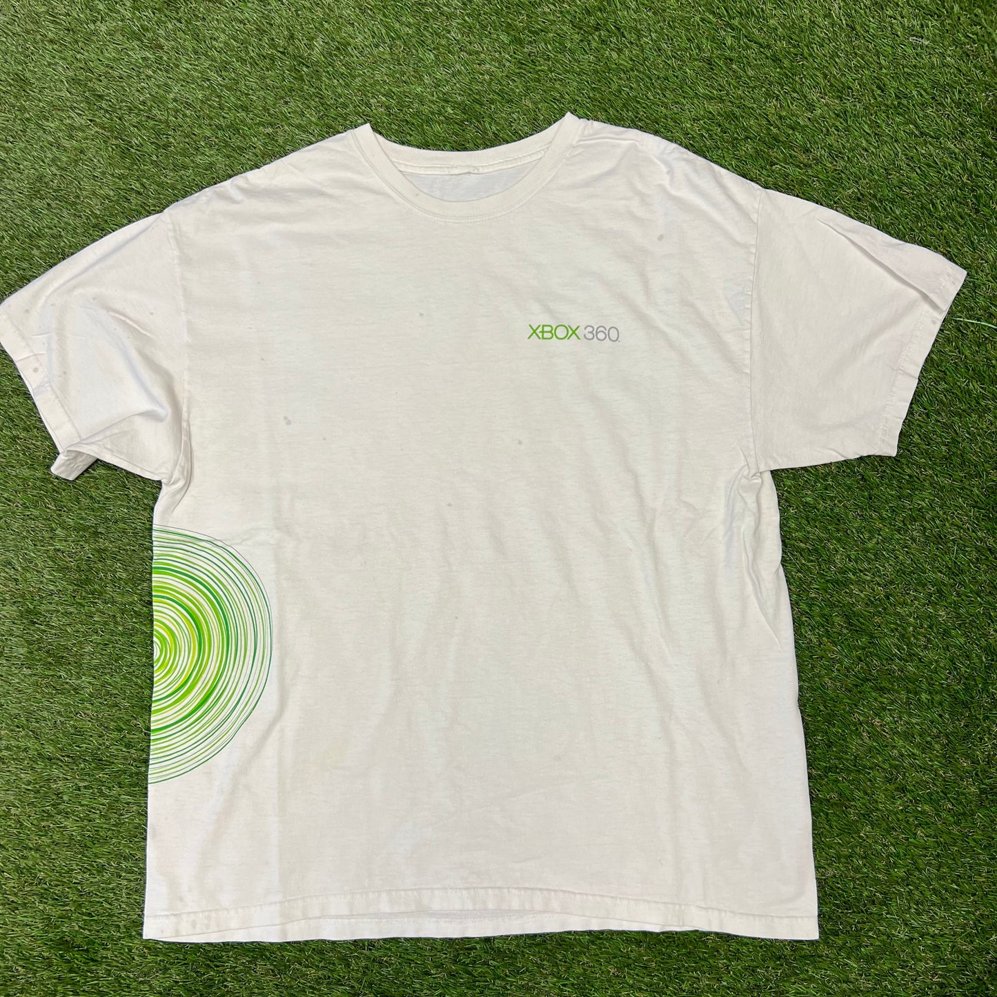 2006 Xbox 360 Promo White Tee Size XL USED v12675