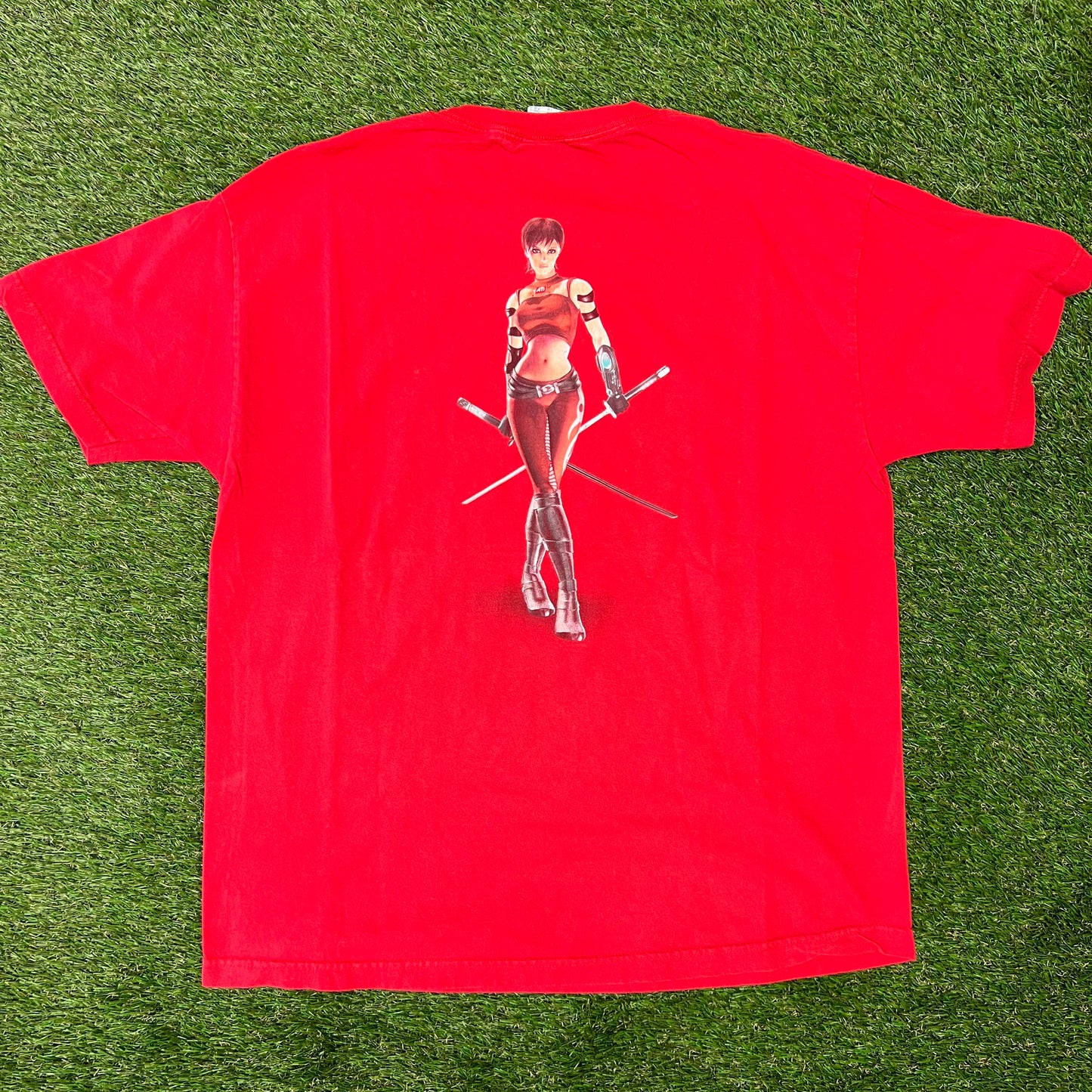 ATI Ruby Character Red Tee Size XL USED v12686