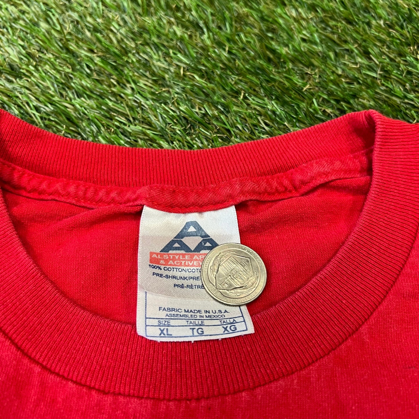 ATI Ruby Character Red Tee Size XL USED v12686