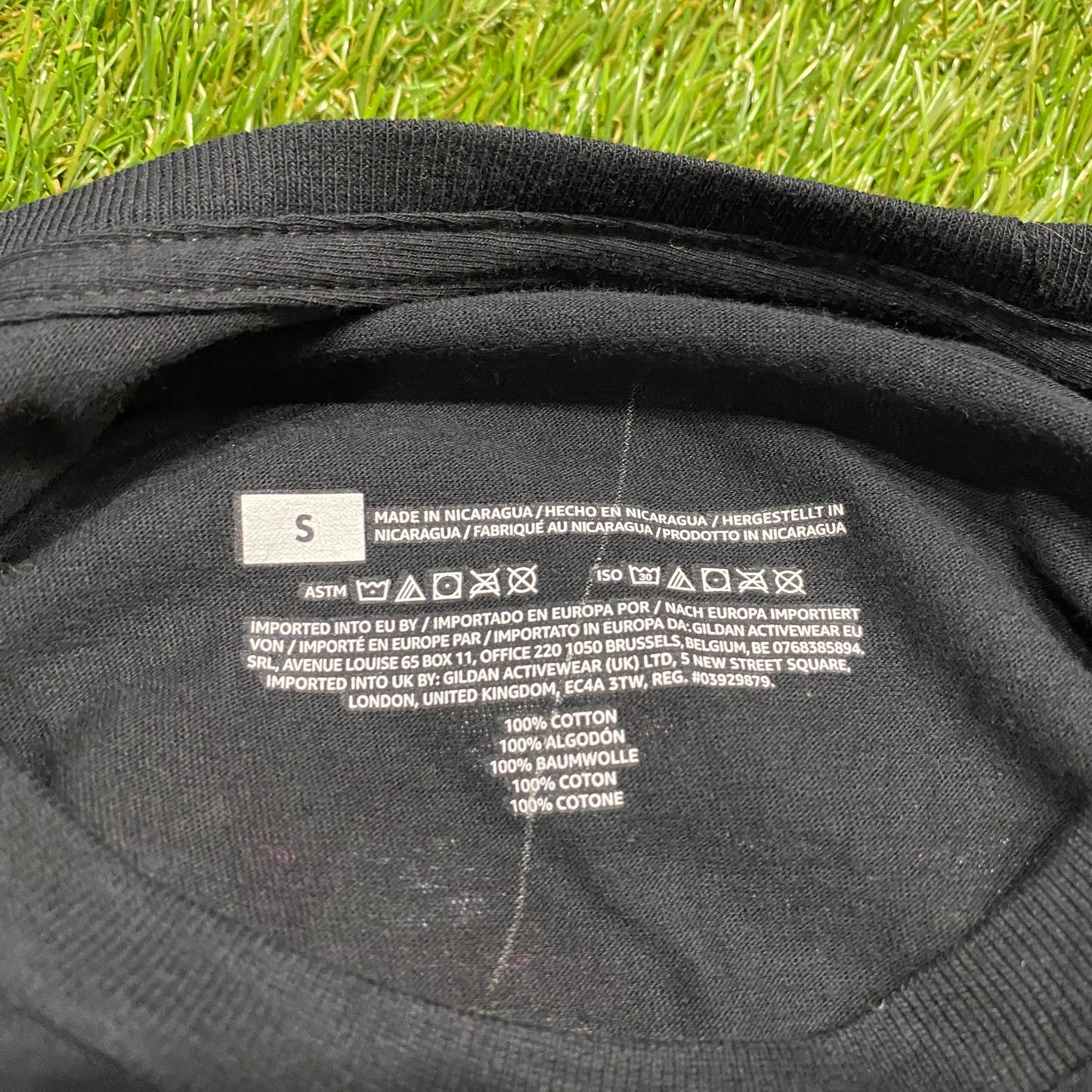 Drake & 21 Savage it's all a blur tour 2023 parking lot bootleg tee black black front red back no tag NEW x9348