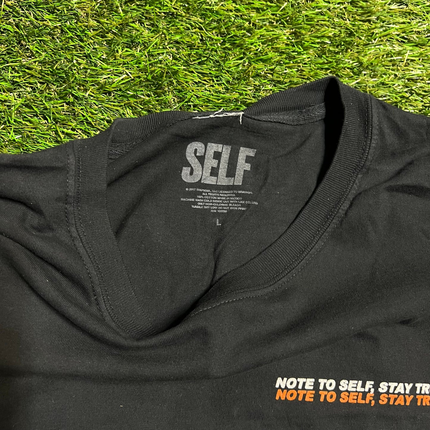 Bryson Tiller Note To Self 2017 Tour Size Large USED v1767