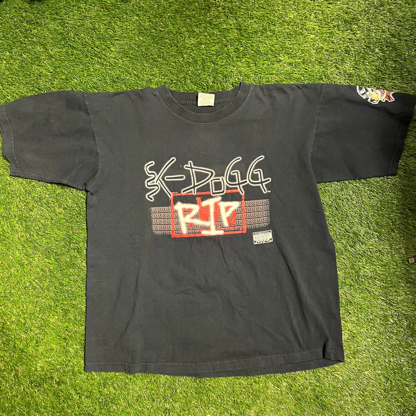 K-dogg NWO wwf tee black Size XL USED v12784