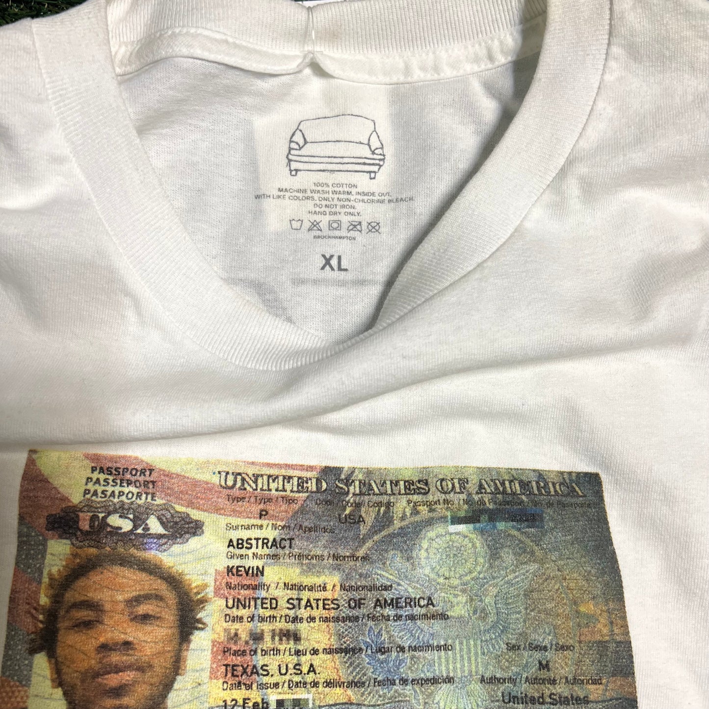 Brockhampton Silence Kills White Tee Size XL USED v1979
