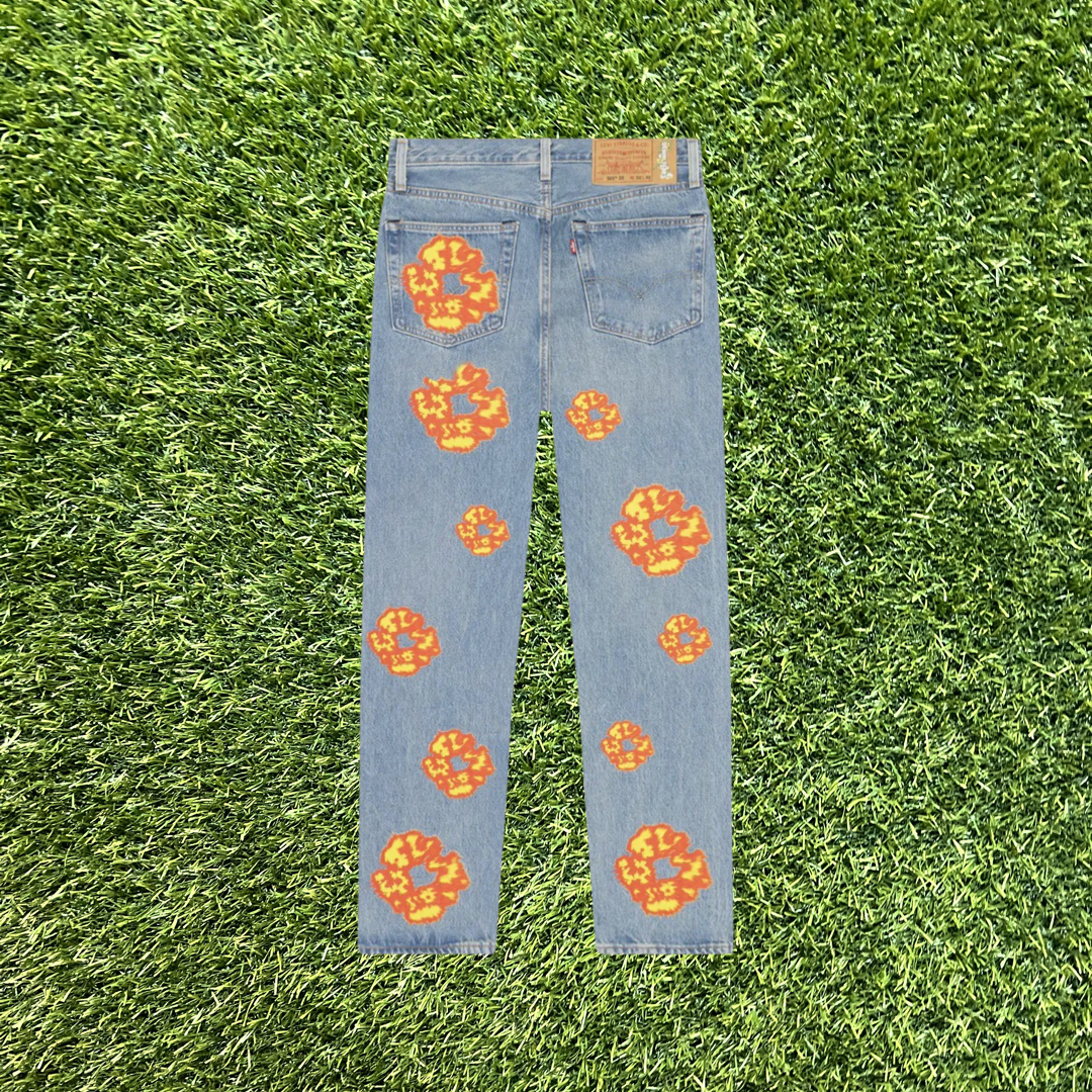 Denim Tears Off Set Blue Jeans Size 32 x 32 NEW x9604