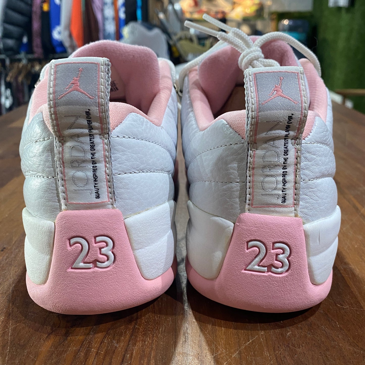 Jordan 12 Low Real Pink 2004 Size 10 USED s3174