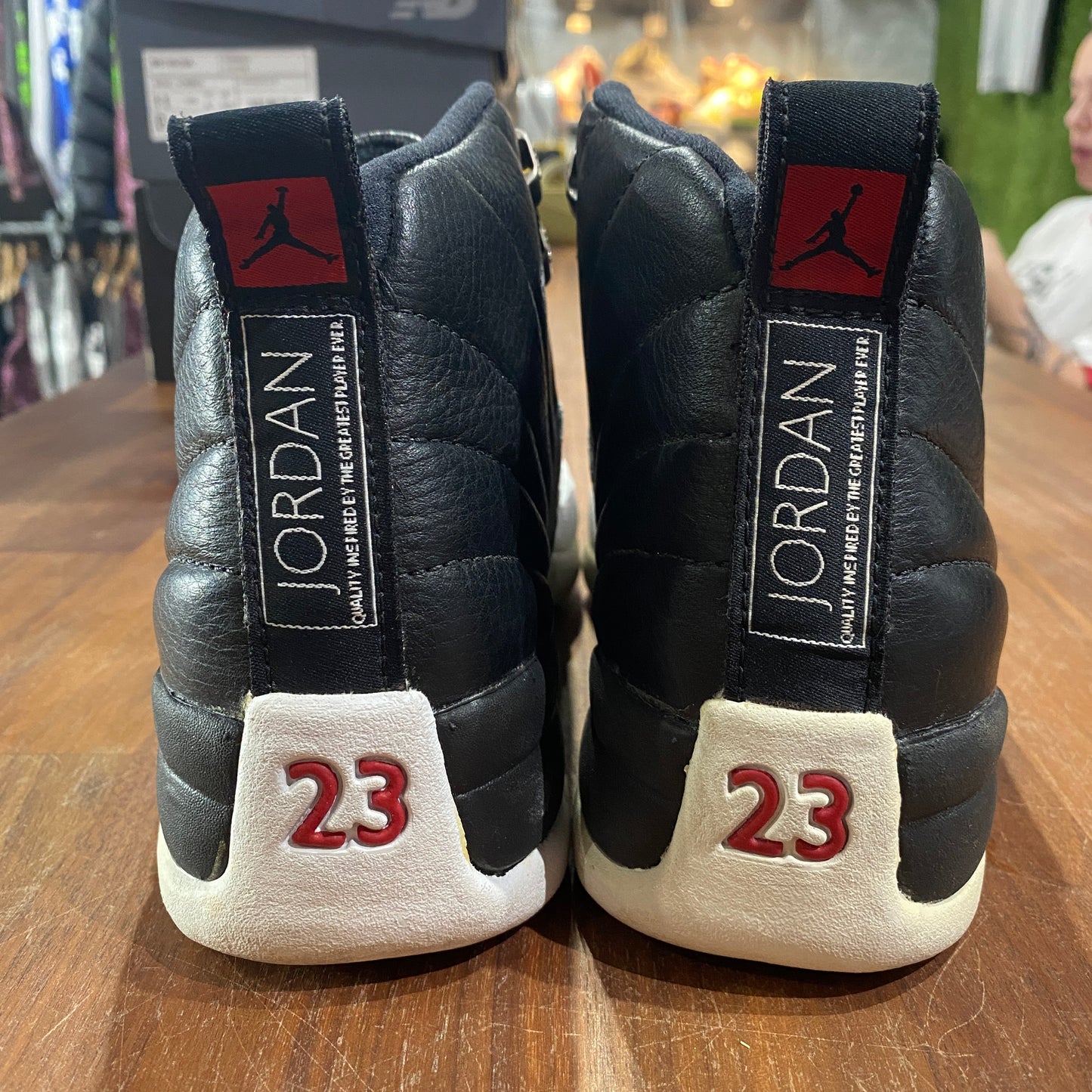 Jordan 12 Playoffs 1997 Size 8 USED UNWEARABLE s1314