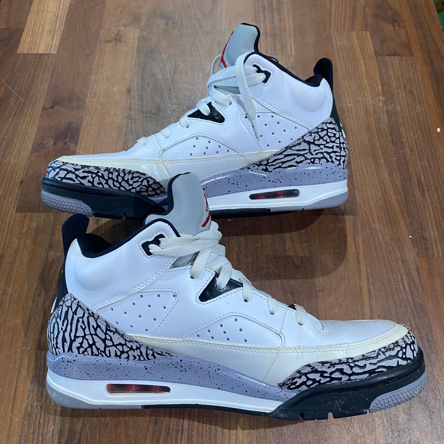 Jordan Son Of Low White Cement Size 10.5 USED s11966