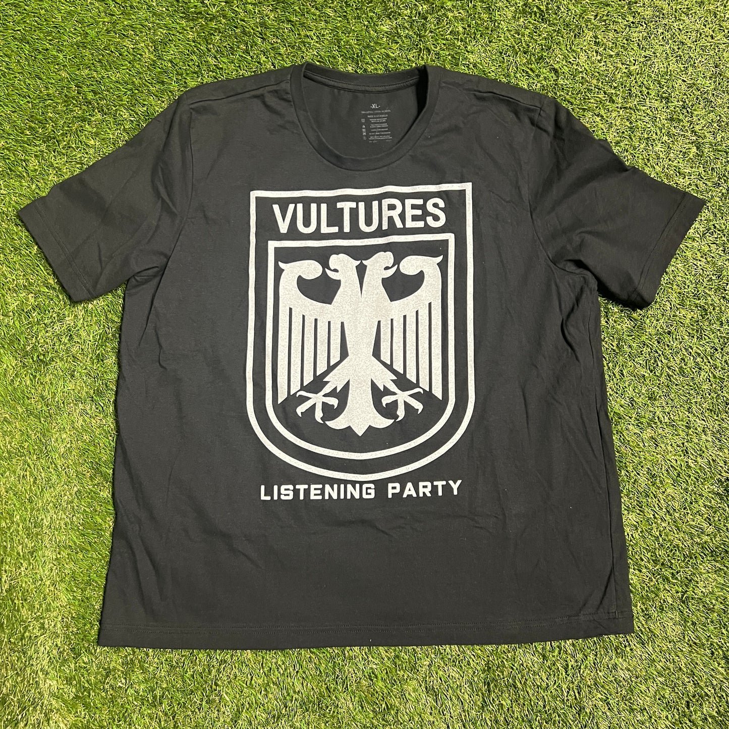 Kanye vultures bootleg i was there tee black Size Large NEW x9771