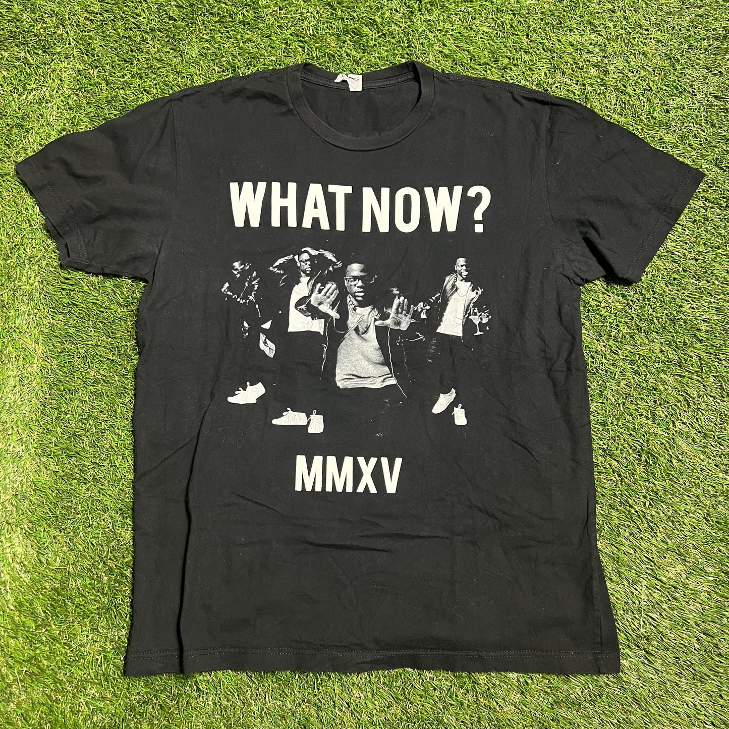 Kevin Hart What Now ? Tour 2015 Black Tee Size Large USED v13027