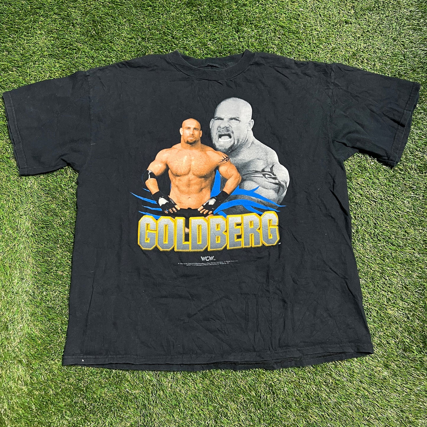 1998 Goldberg Two Poses Tee Black Size XL USED v13037