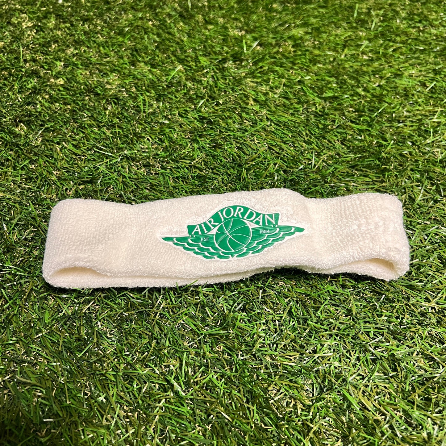 Jordan 1990s wing logo White headband v3411