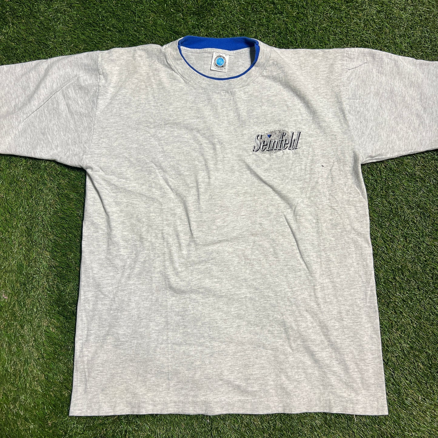 1990's Seinfeld tv Series Grey Tee Size XL USED v13194