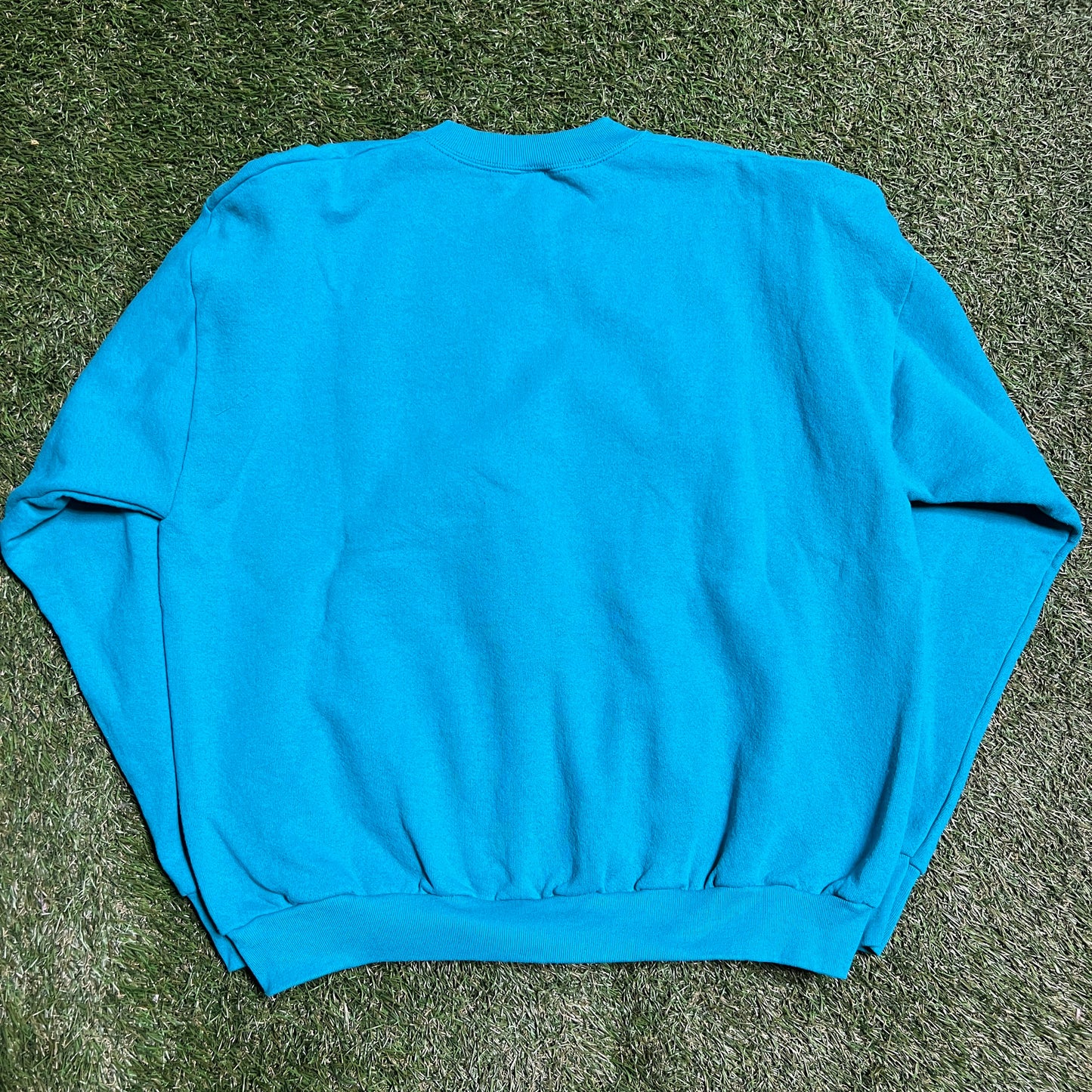 Fruit of the Loom Blank Teal Crewneck Size XL USED v13256