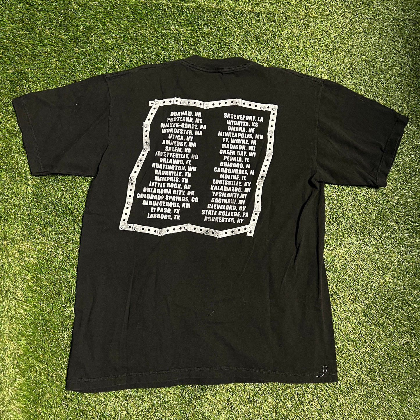 Staind 2003 Tour Gaint Tag Black Tee Size XL USED v13271