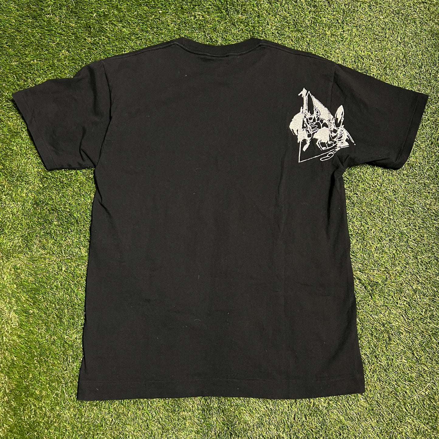Bape x Unkle Glitter Black Tee Size Large USED x1537