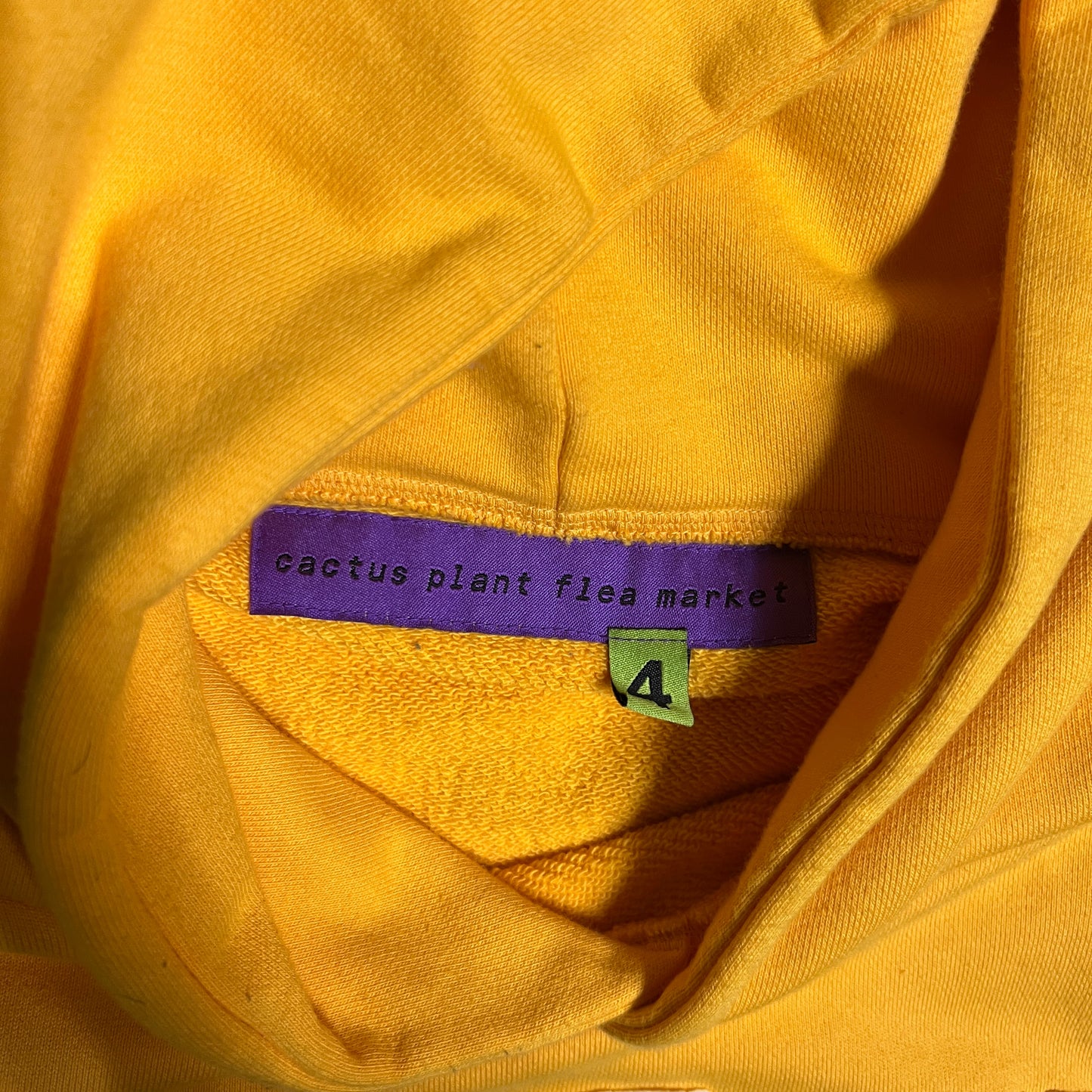 CPFM sunseeker hoodie yellow Size 4/XL USED x10183