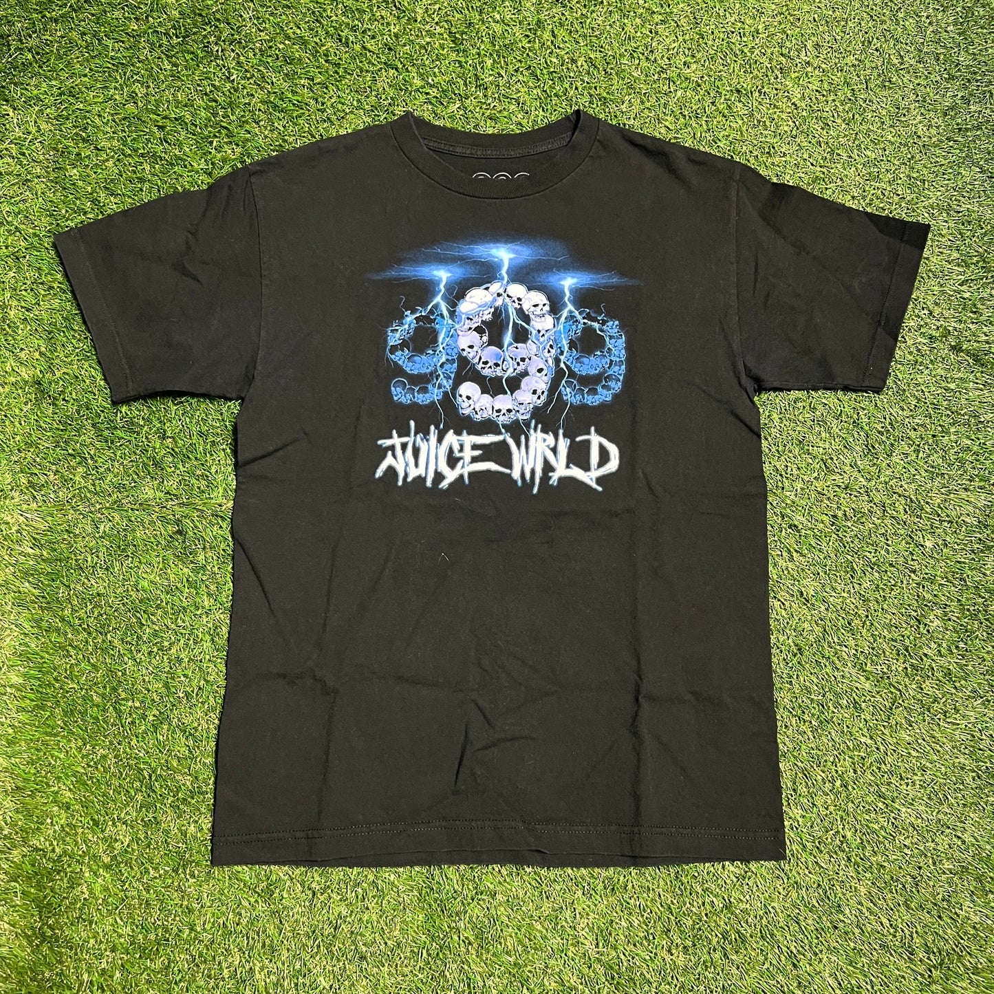 Juice Wrld 999 Vanity Black Tee Size Medium USED x10276