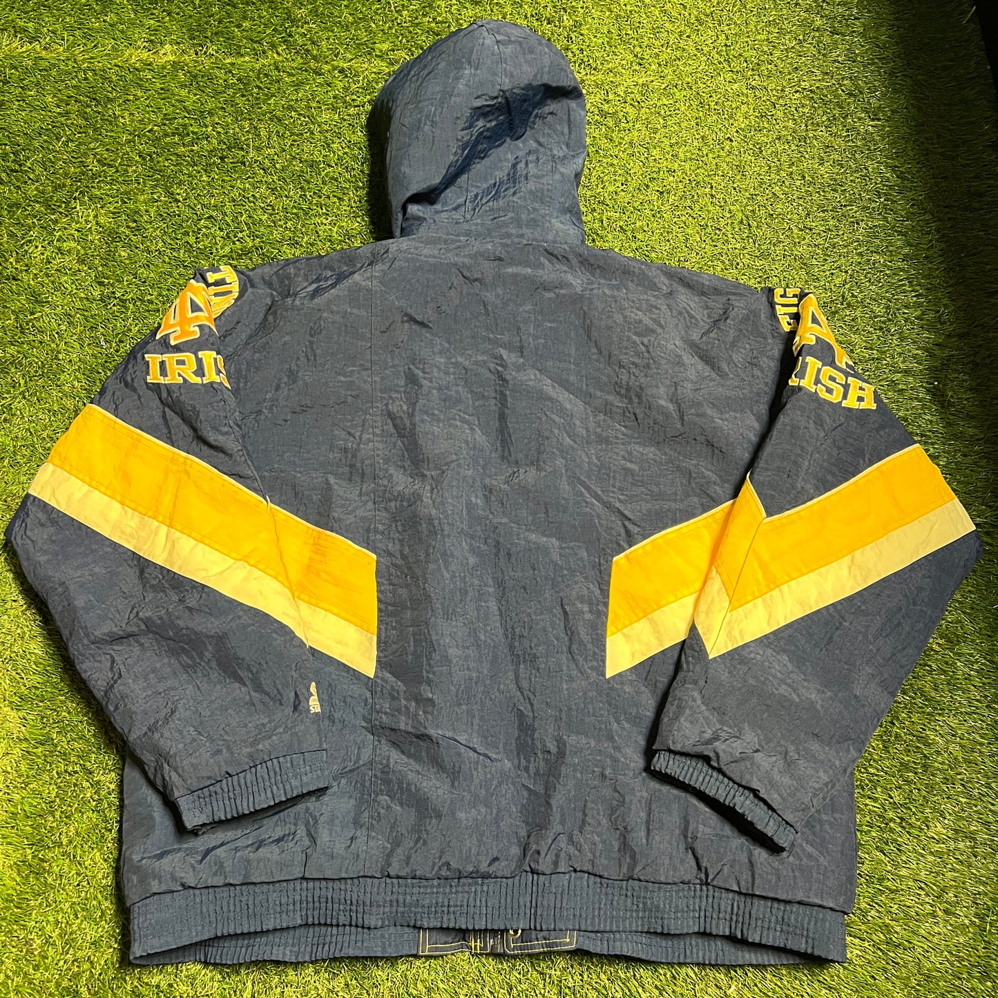 1990s Notre Dame Fighting Irish Starter Puffy Jacket Size XXL USED v13394