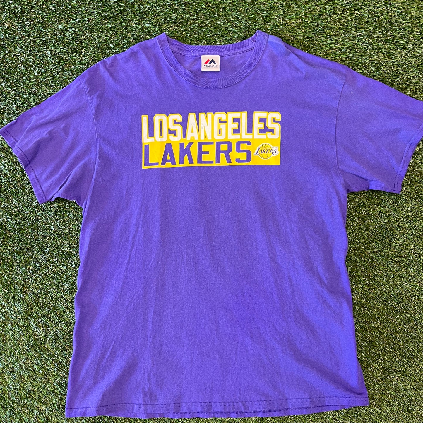 Lakers James 23 Majestic Tag