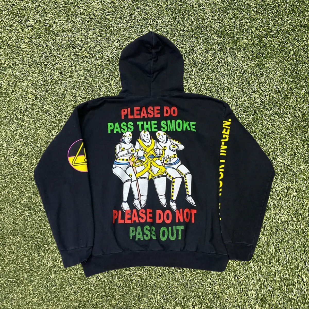 Asap Rocky Hows moshing Black Hoodie Size Large NEW x1551