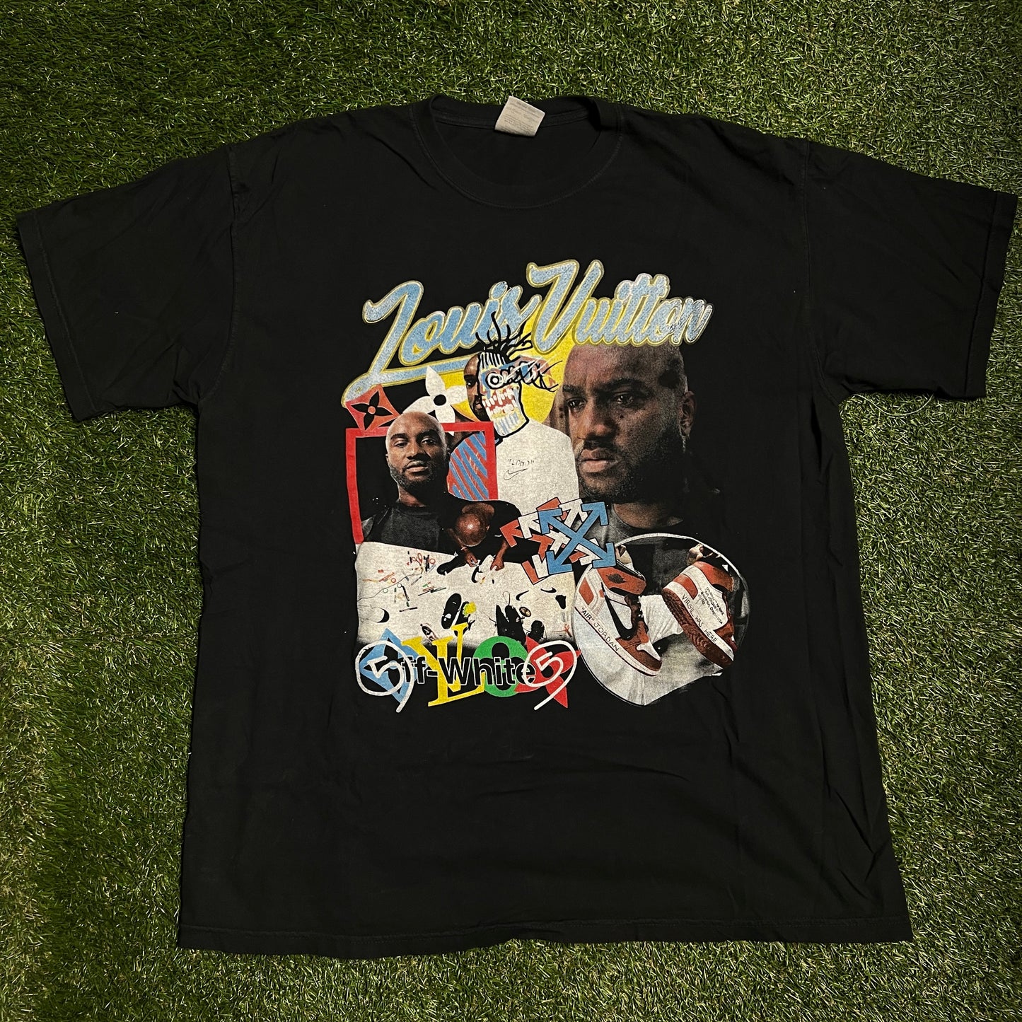 5am Louis Vuitton Virgil Tee Size XL USED v5927