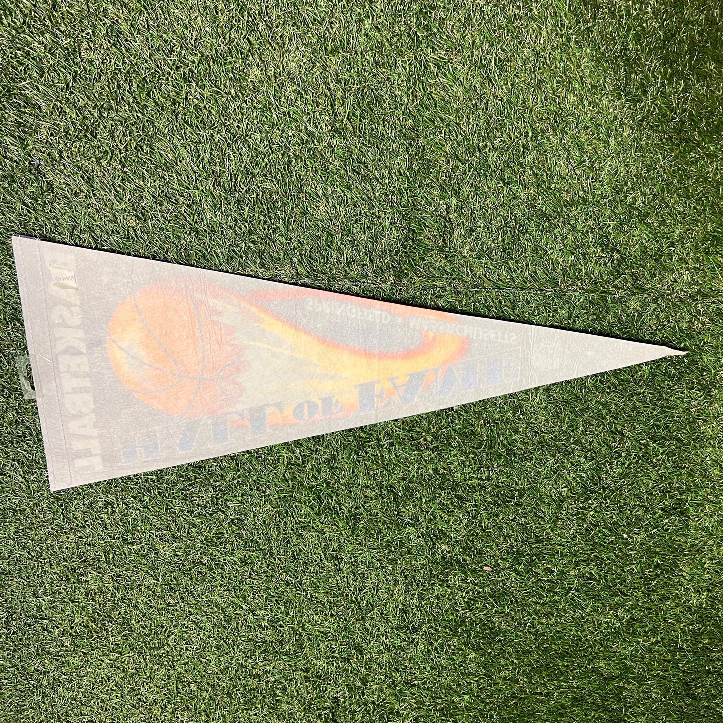 1990s NBA Hall Of Fame Massachusettes Black Pennant OS USED v13415