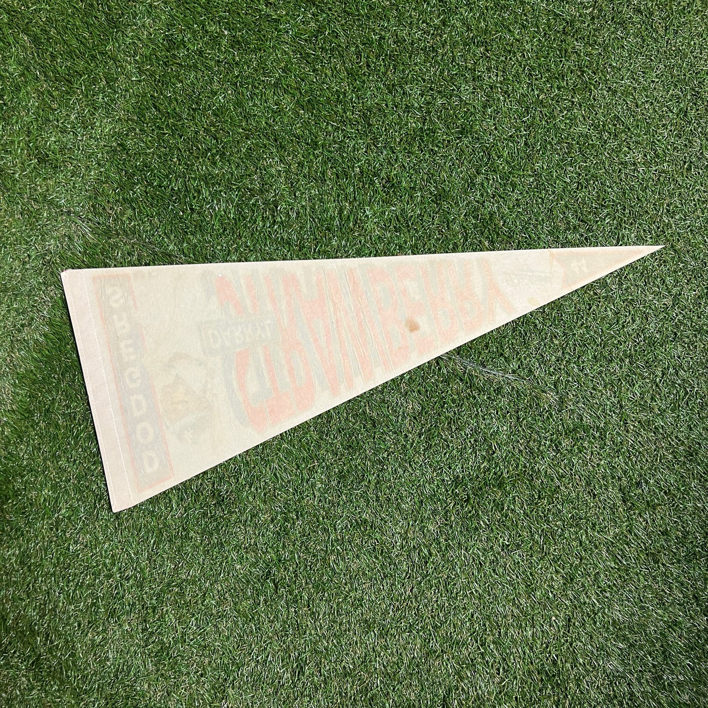 1990s MLB Dodgers Darryl Strawberry White Pennant OS USED v13421