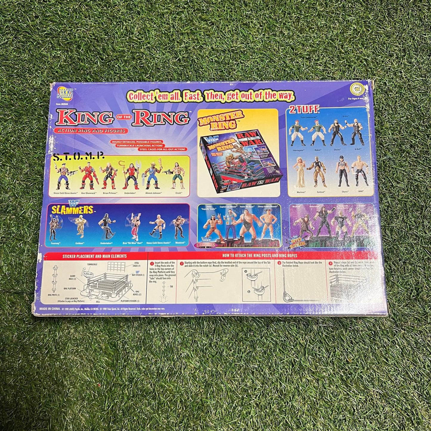 1998 WWF King of the Ring Mini Action Figures NEW x10439