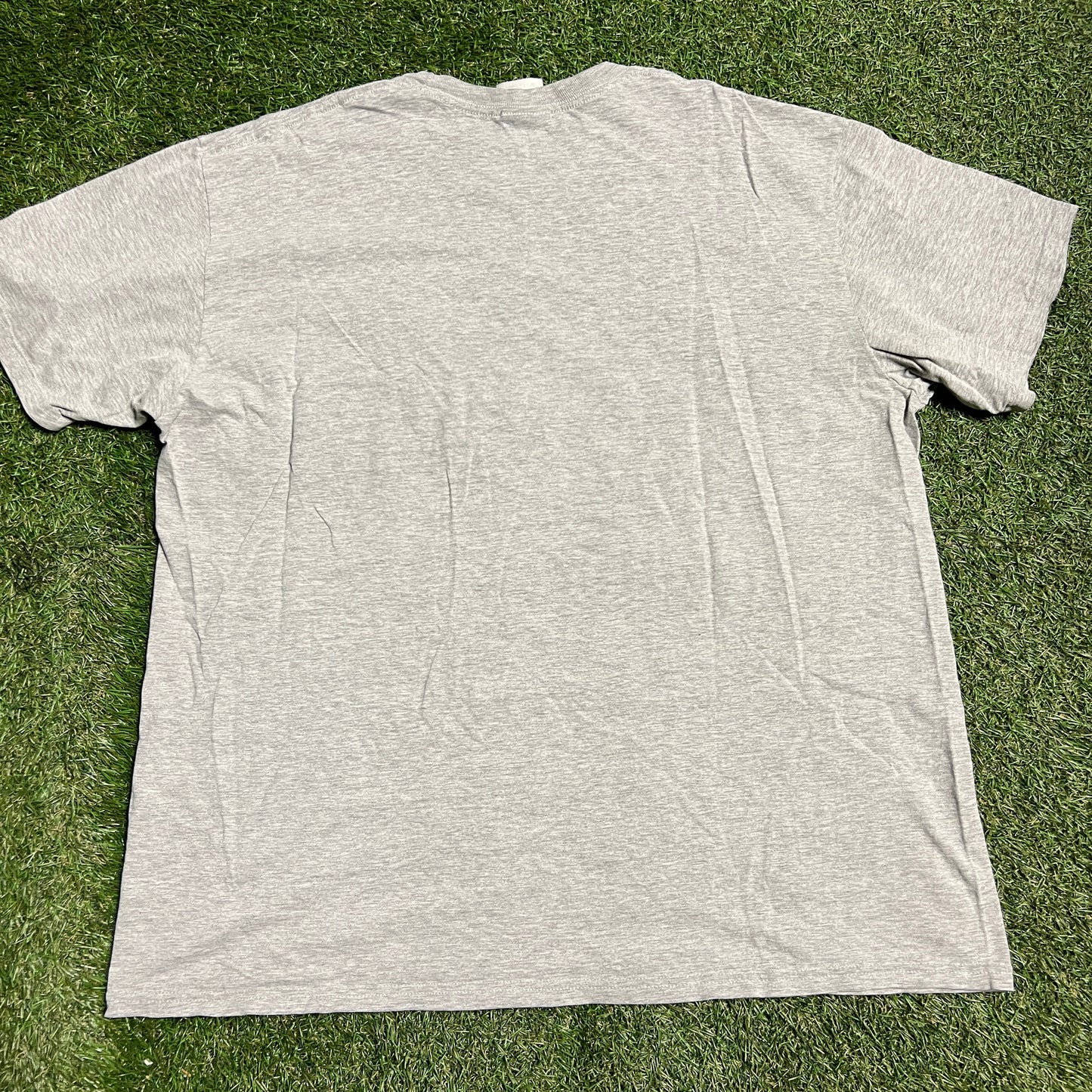 2000s Nike Small Chest Check Grey Tee Size XXL USED v13476