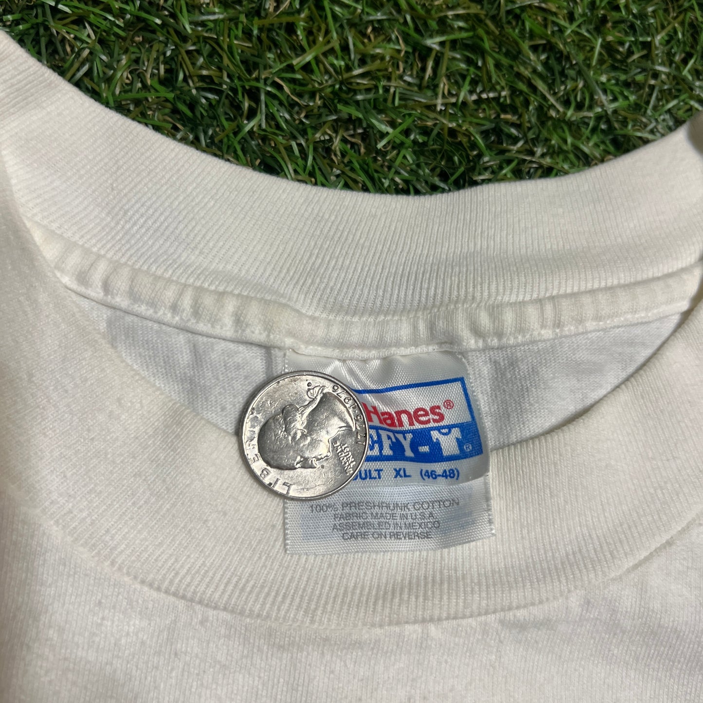Is anal retentive tee white Size XL USED v13595