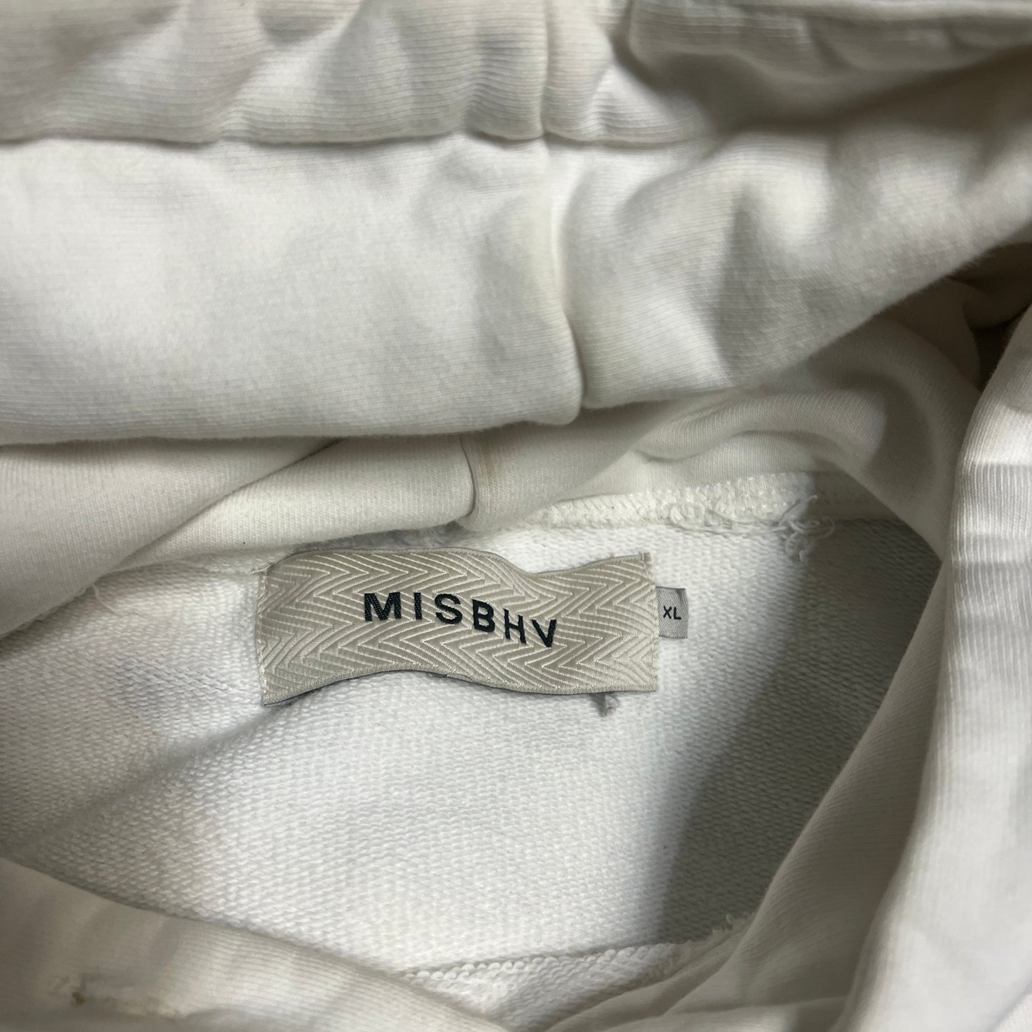 Strictly misbhv hoodie white Size XL USED v13605